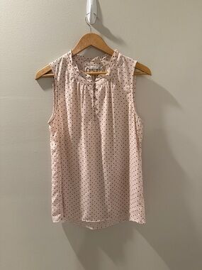 41 Hawthorn Pink Polka Dot Sleeveless Camisole
